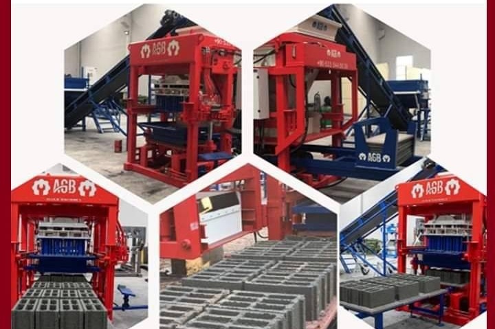 Machine a brique semi-automatique 