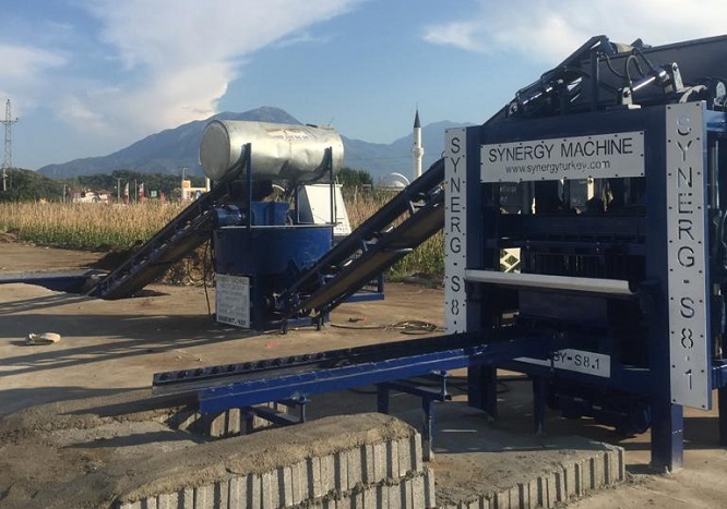 Machine a brique fabrication de Parpaing 10.1